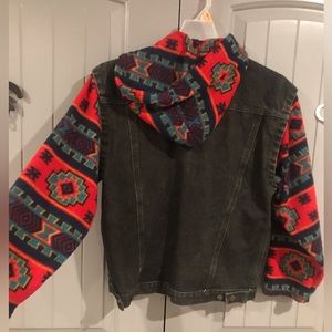 Large Western Aztec Sweater jacket Large